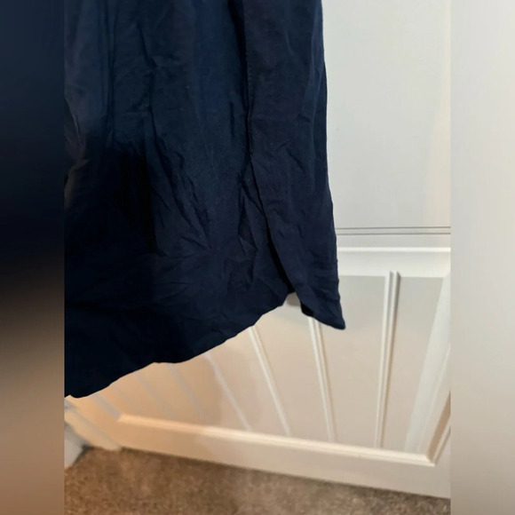 Soft Surroundings Navy Stretchy V Neck - Picture 4 of 6